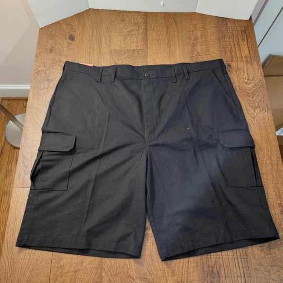 Red Kap Mens Black Cargo Work Shorts PT66BK0 Size 50 New With Tags Workwear - Picture 4 of 7